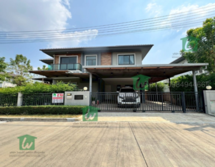 บ้านเดี่ยวหลังมุม 4นอน3น้ำ ใกล้ดรีมเวิลด์ - รูป 3