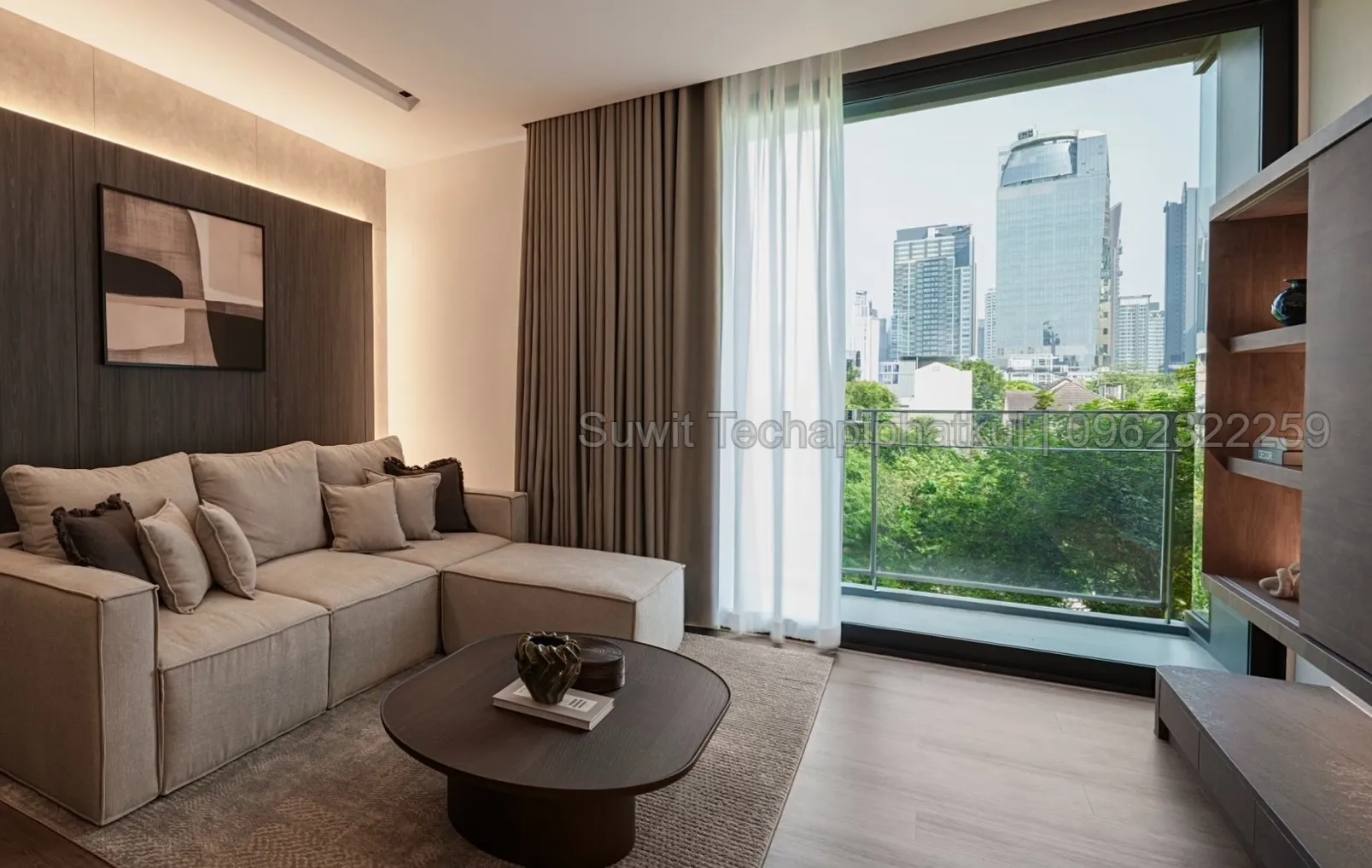Rare Unit! The Room สุขุมวิท 38 ใกล้ BTS ทองหล่อ, Modern Luxury Room ขนาด 79.62 ตรม. ,ห้องสวยมาก Fully furnished พร้อมเข้าอยู่ - รูป 3