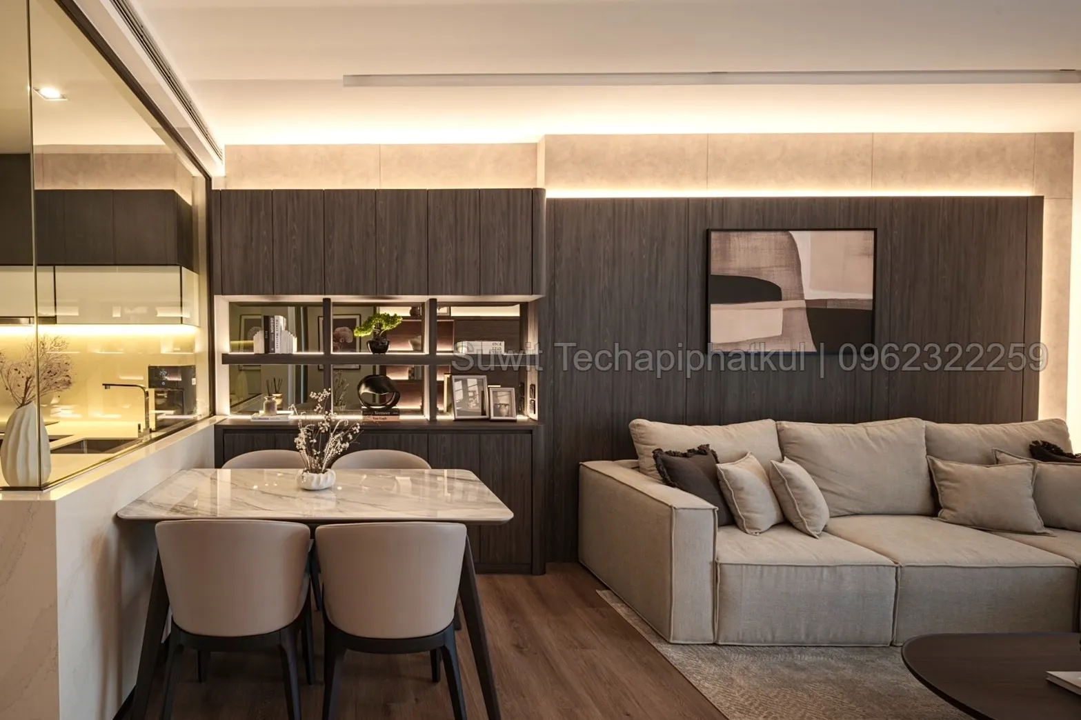 Rare Unit! The Room สุขุมวิท 38 ใกล้ BTS ทองหล่อ, Modern Luxury Room ขนาด 79.62 ตรม. ,ห้องสวยมาก Fully furnished พร้อมเข้าอยู่ - รูป 5